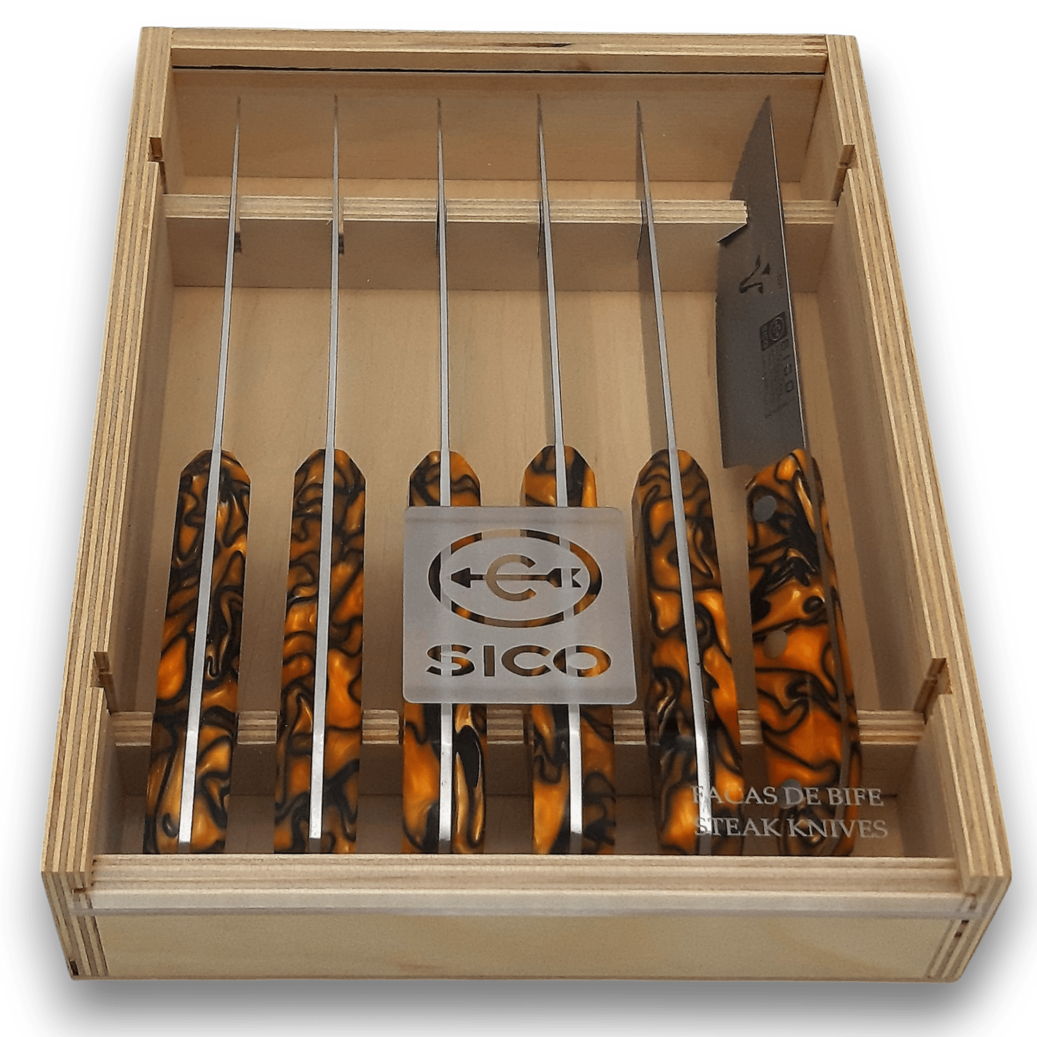 SICO Steakmesser auf gedecktem Tisch