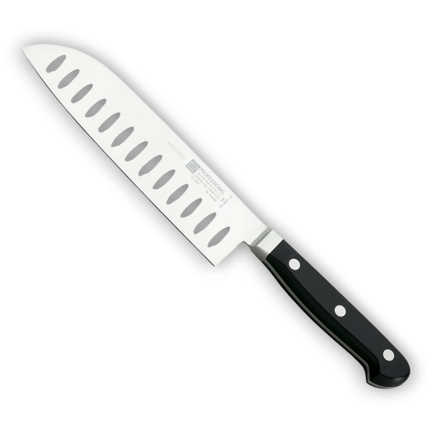 SICO Master Santoku knife with hollow grind