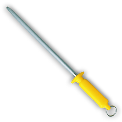 EICKER Wetzstahl Rund Normalzug 30 cm mit ergonomischem Griff