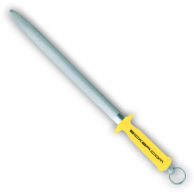 EICKER Wetzstahl Oval Normalzug 30 cm mit ergonomischem Griff