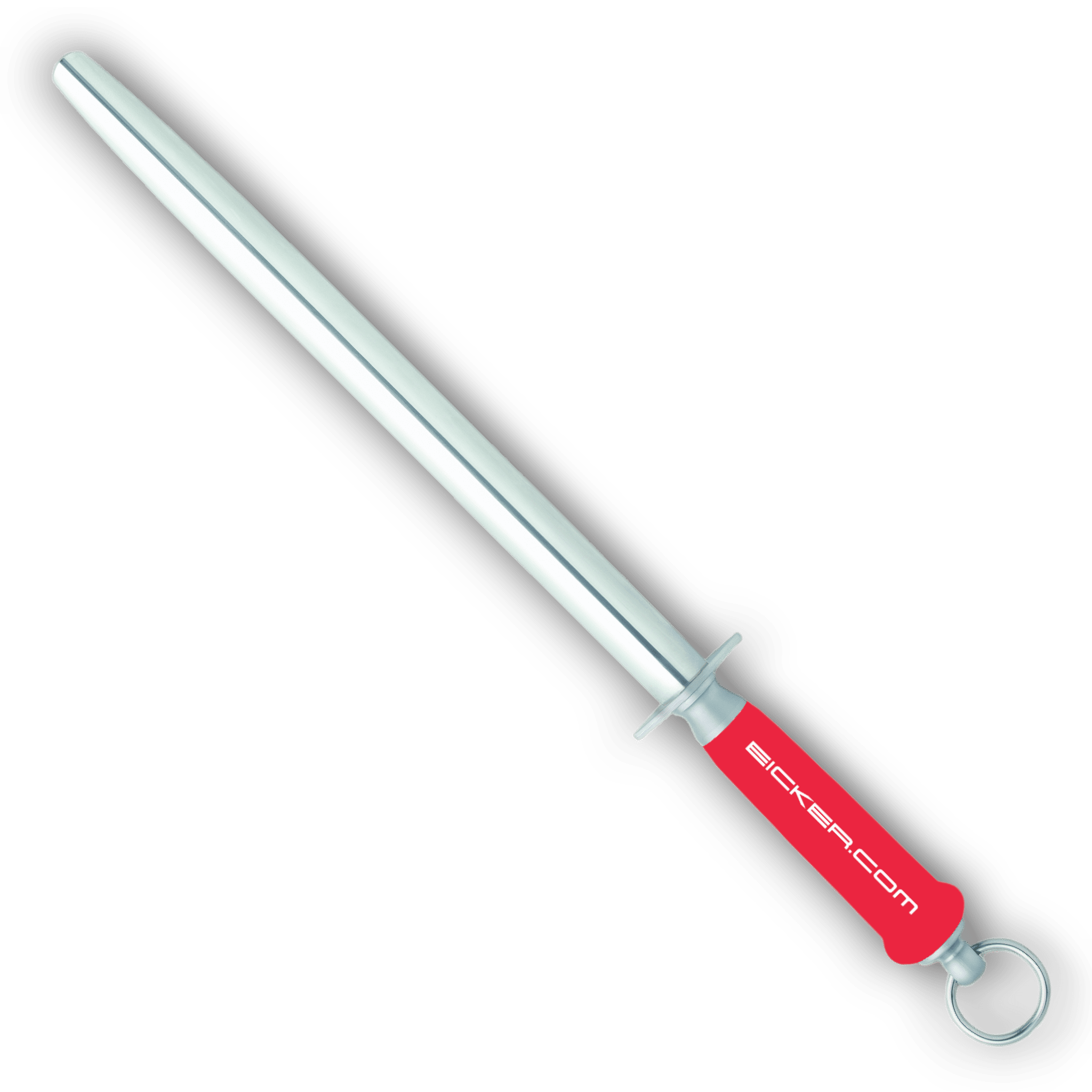 EICKER Wetzstahl Oval Poliert 30 cm mit ergonomischem Griff