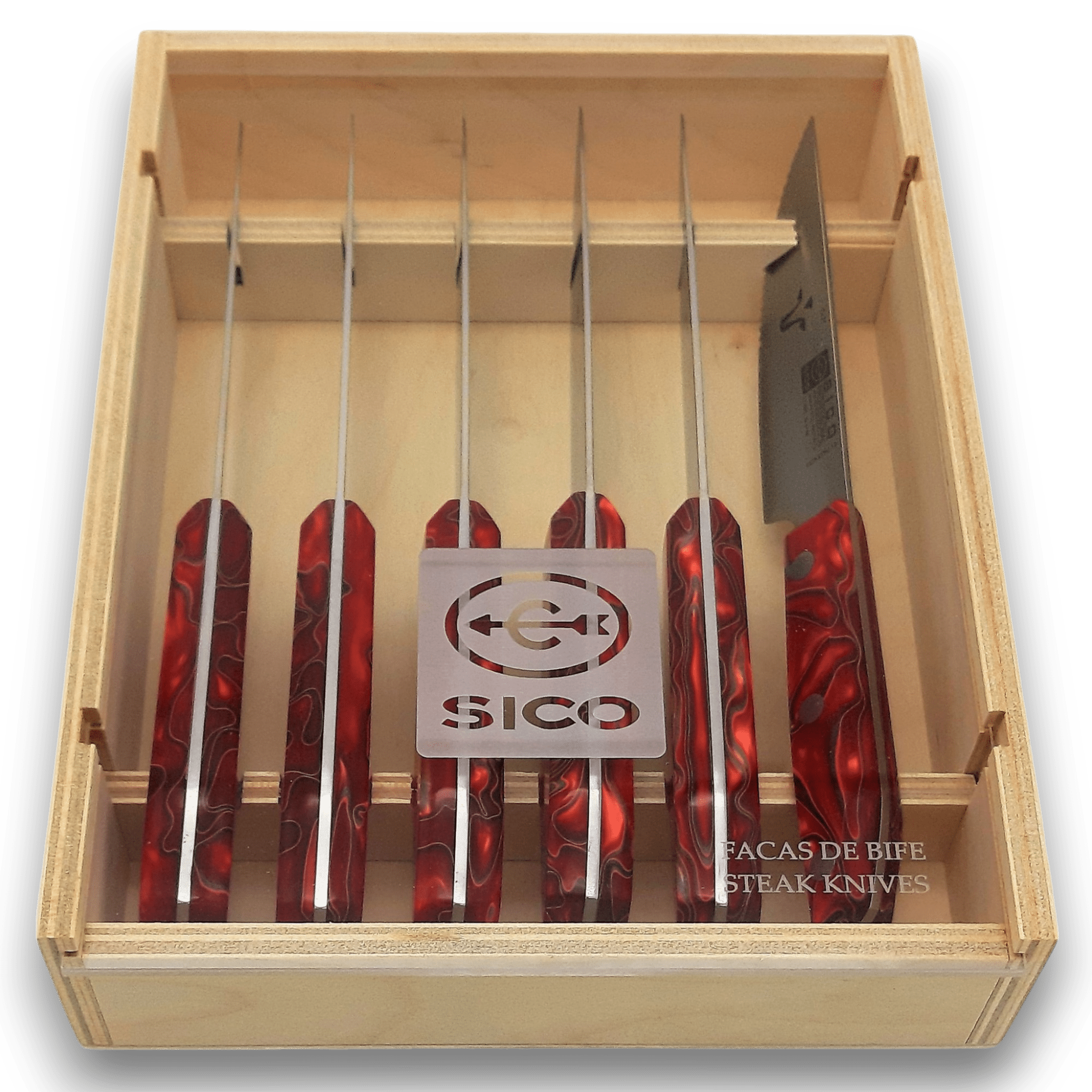 SICO Steakmesser auf gedecktem Tisch