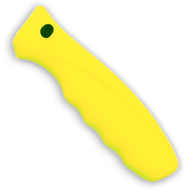 Ergonomischer Sicherheitsgriff für Industrieklingen in der Logistik im Einsat