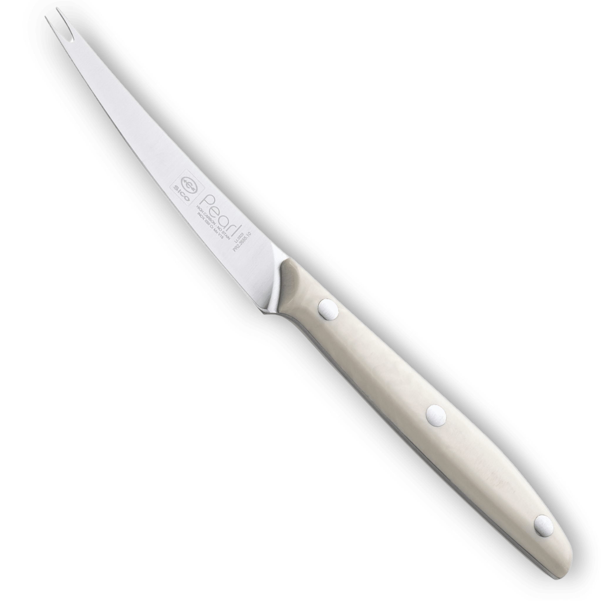 Käsemesser mit Perlmuttgriff
