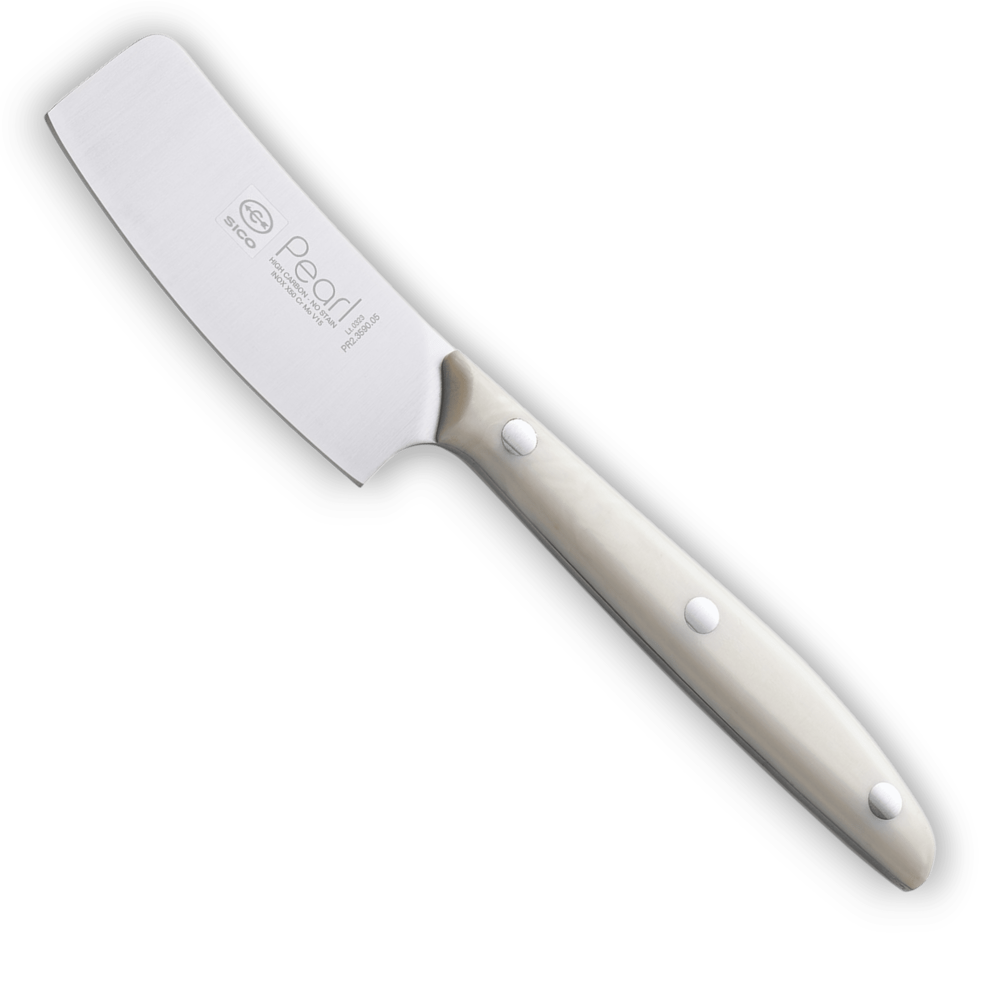 Käsemesser mit Perlmuttgriff