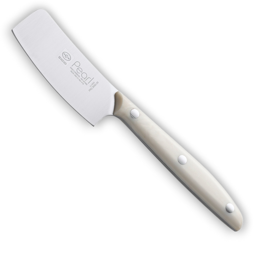 Käsemesser mit Perlmuttgriff